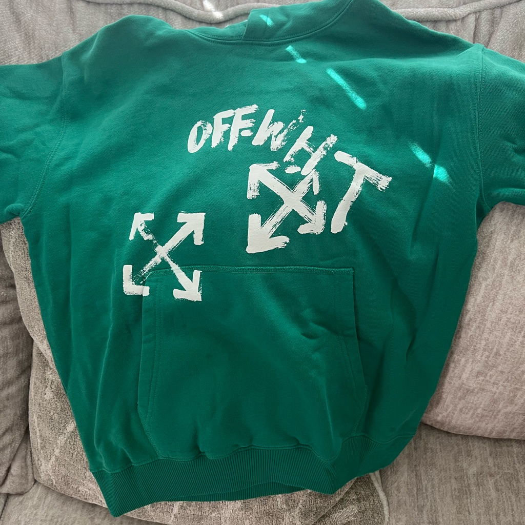 Off-White Kids Pullover Hoodie. Pet/ Smoke Free Home. Amazing Condition.